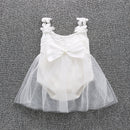1pc nouveau-né bébé vêtements filles mariage quotidien photo tir body coton pulls été 3 6 9 12 M bébé combishort