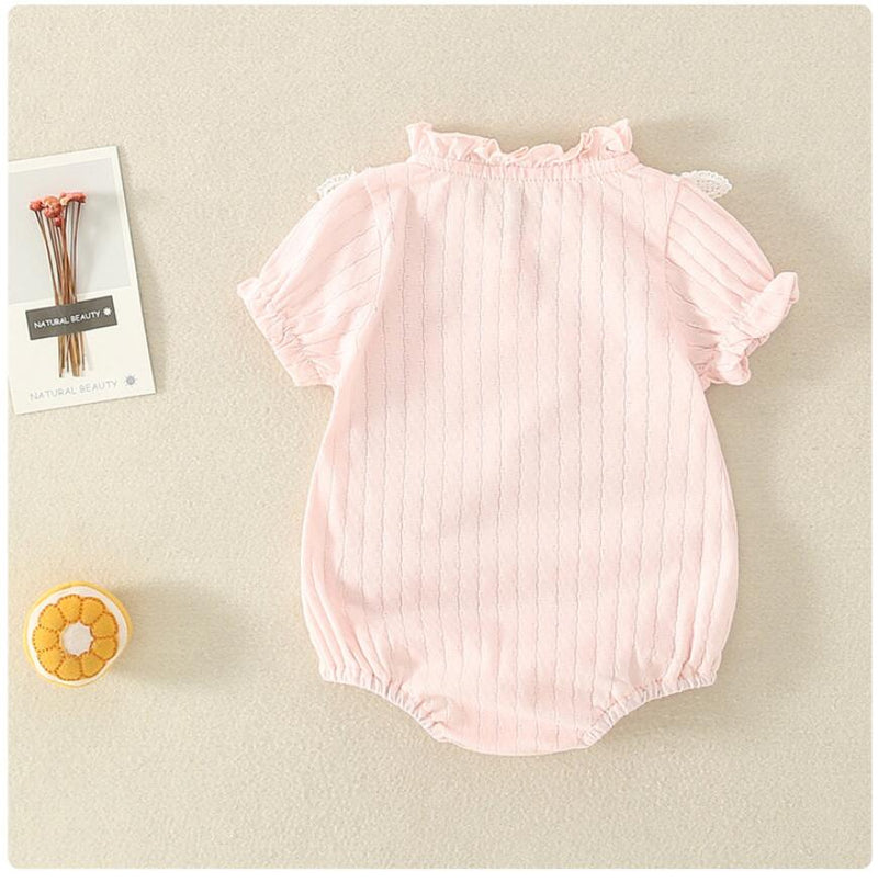 1pcs Summer Newborn Infant Baby Girl floral soft cotton Bodysuit Jumpsuit Outfit Clothes Baby Clothing Casual Suit