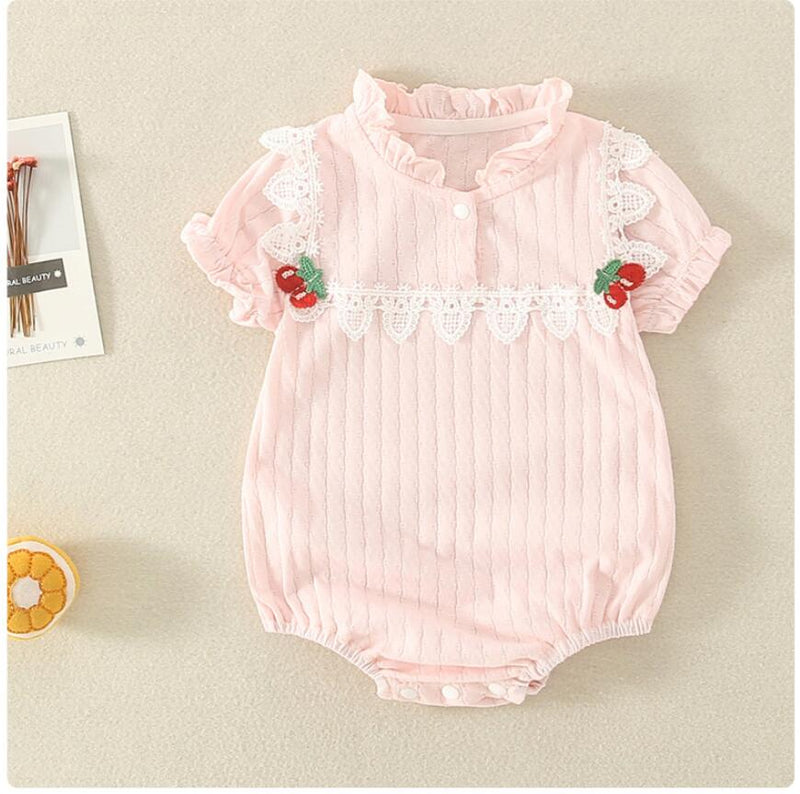 1pcs Summer Newborn Infant Baby Girl floral soft cotton Bodysuit Jumpsuit Outfit Clothes Baby Clothing Casual Suit