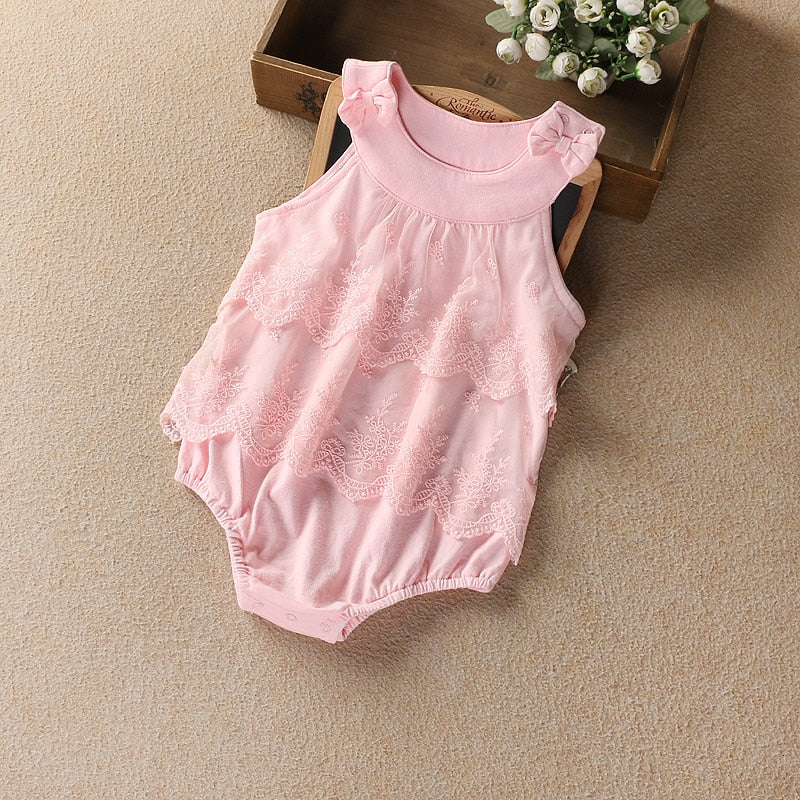 Bébé été body infantile filles princesse robe bébé baptême baptême robe fête mariage