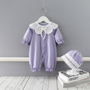 Baby Romper Kids Spring Toddler Outfits Baby Girls Clothes purple