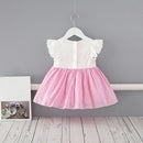 Kids Dresses for Baby Girls Infant Toddler Plaid Dress kids clothes with Two Pockets 0-4Y