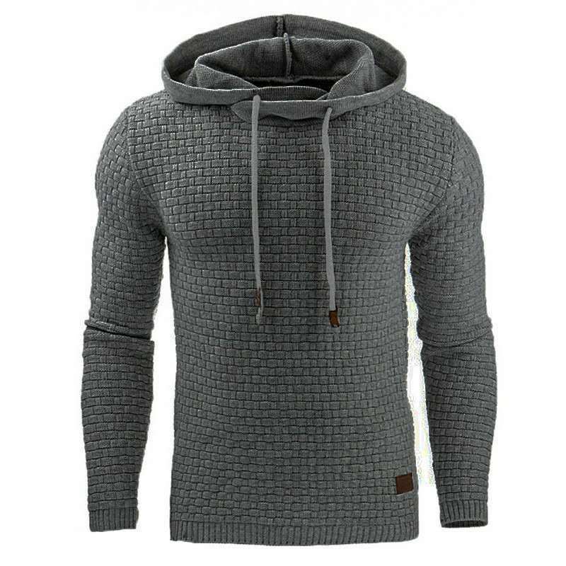 Vintage Hoodie for Men Long Sleeve Hooded Sweatshirts Male Casual Solid Color Regular Loose Hoodies