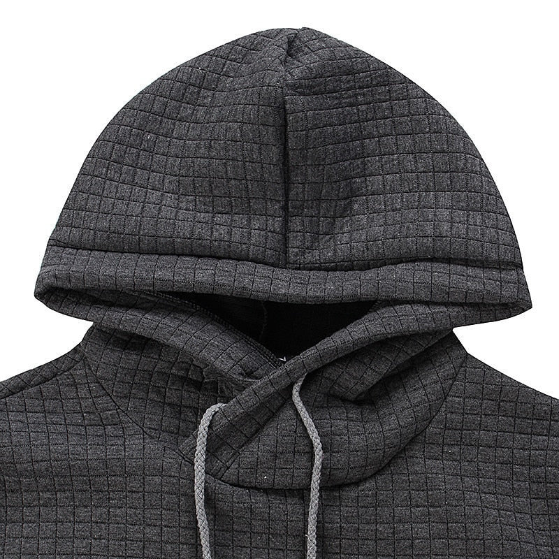 Vintage Hoodie for Men Long Sleeve Hooded Sweatshirts Male Casual Solid Color Regular Loose Hoodies