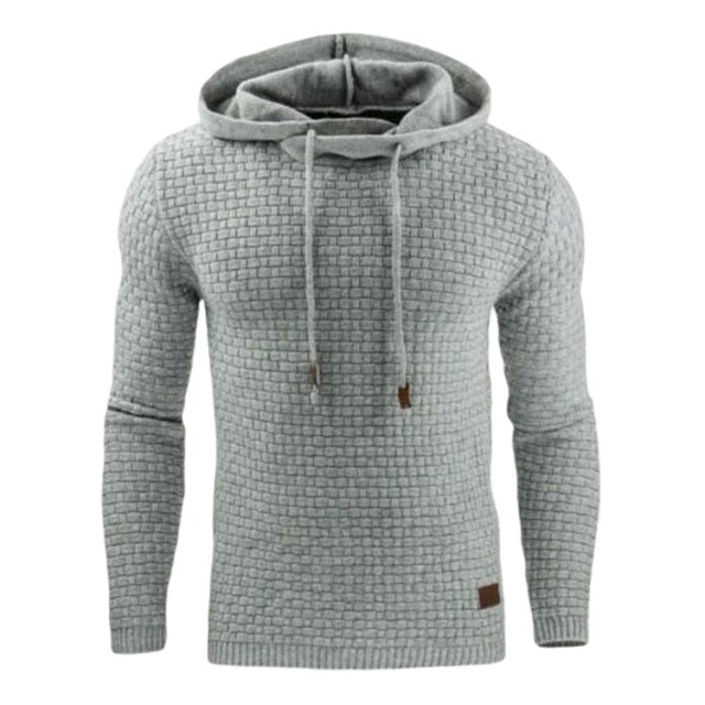 Vintage Hoodie for Men Long Sleeve Hooded Sweatshirts Male Casual Solid Color Regular Loose Hoodies