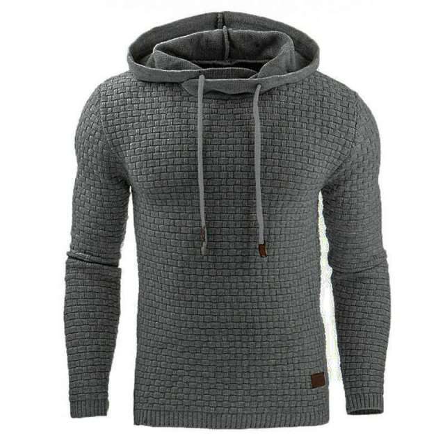 Vintage Hoodie for Men Long Sleeve Hooded Sweatshirts Male Casual Solid Color Regular Loose Hoodies