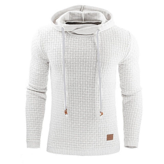 Vintage Hoodie for Men Long Sleeve Hooded Sweatshirts Male Casual Solid Color Regular Loose Hoodies