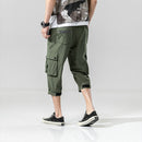 Été Hommes Camo Cargo Pantalon Coton Militaire Hommes D'été Casual Poche Solide Cordon Veau-Longueur Pantalon Pantalon