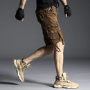 Été hommes pantalons courts genou longueur coton militaire hommes Cargo Shorts multi-poches en plein air armée travail hommes Shorts