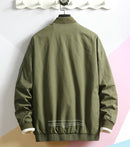 Nouveau automne hommes veste décontractée manteau hommes lavé solide coton vêtements armée vert Bomber vestes mâle Cargo manteaux Streetwear