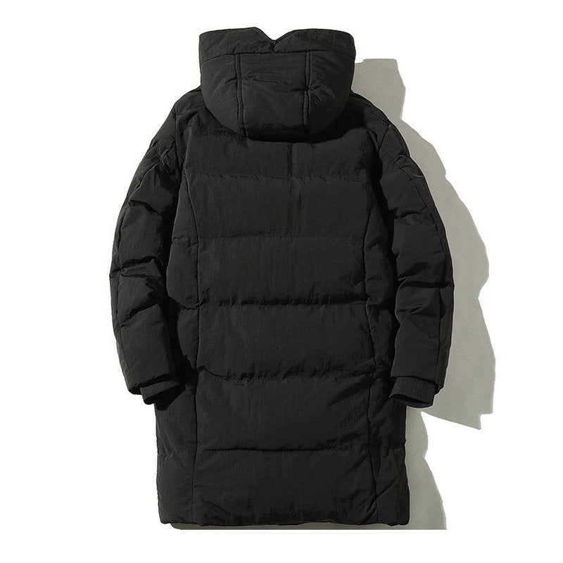 Winter Coat Hooded Overcoat Mens Homme Winter Clothing Jacket Thick Warm Windproof Men Clothes Parka
