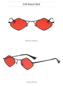 Vintage Sunglasses Men Women Small Metal Frame Sunglasses Retro Classic Square Sun Glasses Women Luxury Eyewear