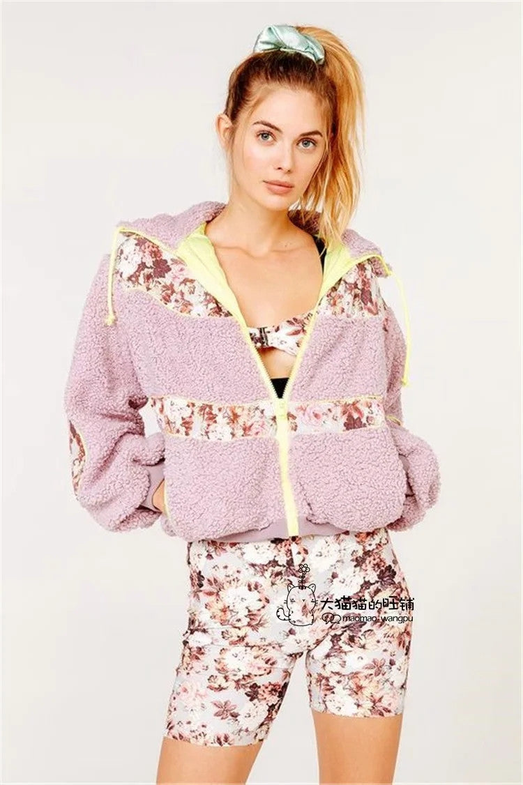 Winter Clothes Women Retro Small Broken Cotton Padded Coat New Splice Thick Warm Short Parkas Female Jacket