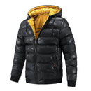 Hiver hommes vestes thermiques nouveaux hommes coton épais chaud sweats à capuche manteaux décontracté extérieur deux côtés porter vestes vêtements pour hommes