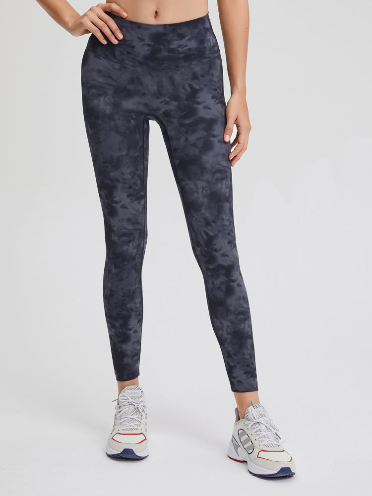 25 "rythme cravate colorant Yoga Leggings pas de couture avant femmes pantalons de Yoga beurre doux Leggings Sport femmes Fitness