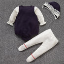 Girls autumn cute outfits kids Girls top+legging+Hat Toddler Baby Girls Clothes Sunsuit birthday party gift princess outfits