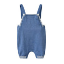 Spring Autumn New Toddler Girl Boy Clothes Sets Baby Knitted Pants Set Long Sleeve T-shirt+knitted Overalls Newborn