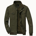 Spring Autumn Bomber Jacket Mens Military Army Workout Windbreaker Tactical Mens Jackets Coats